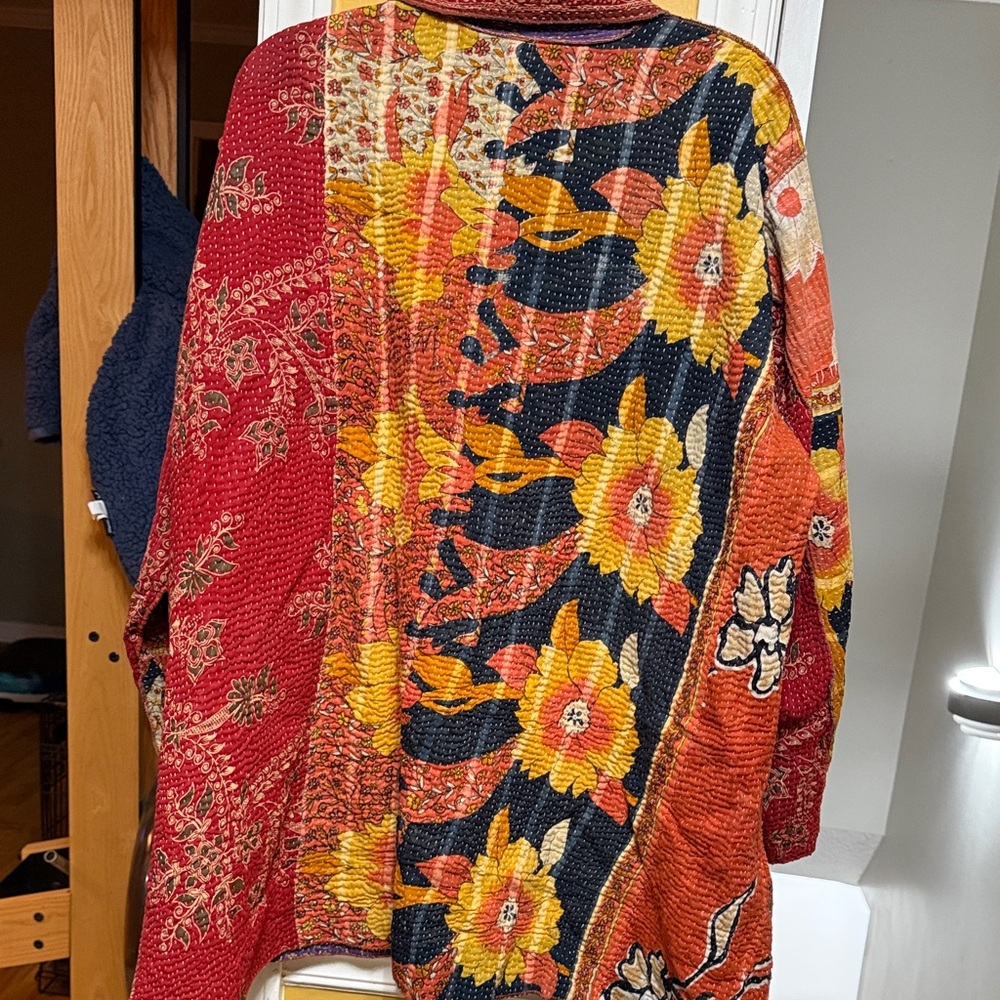 Floral Patchwork Jacket - Multicolor - image 5